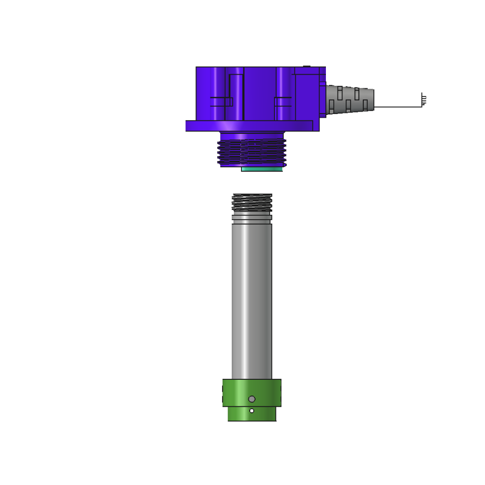 capvel-fuel split probe